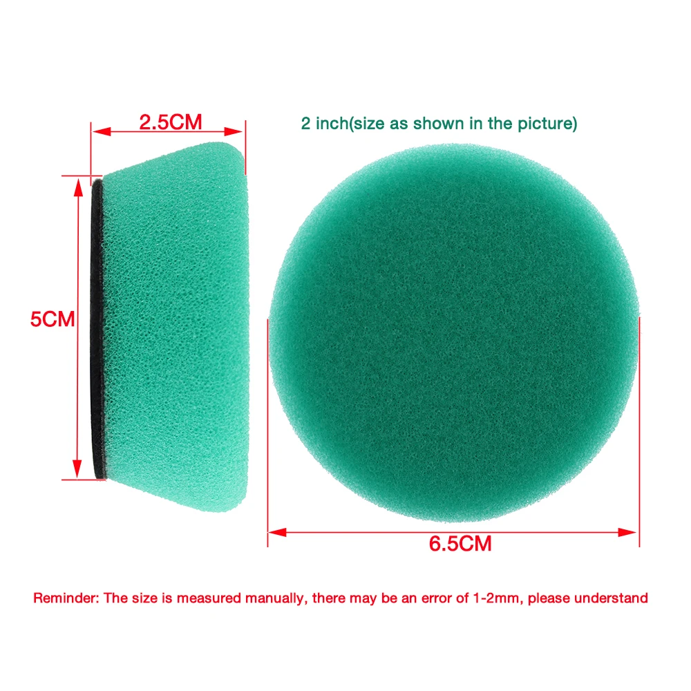 2 inch high quality polishing sponge board, coarse, medium and fine, suitable for RO/DA fine polishing machine sponge