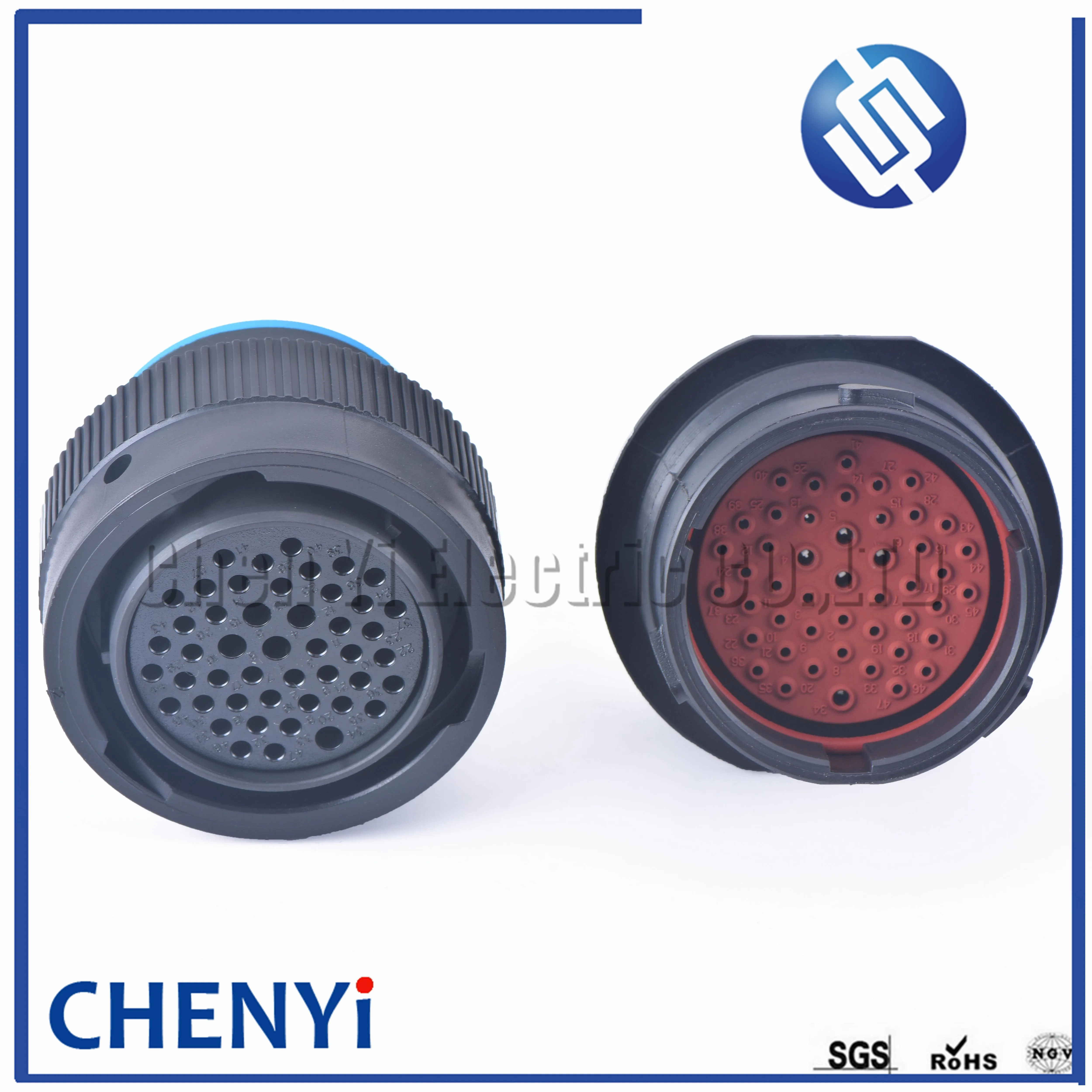 Deutsch Original USA TE connector HDP series 47 Cavities HDP26-24-47SE HDP24-24-47PE automotive waterproof plug With Terminals