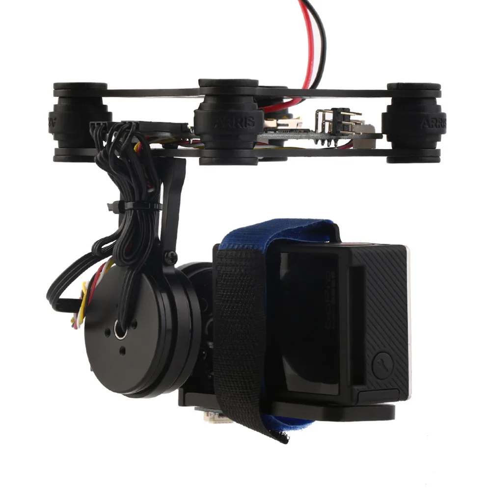 RTF 2 Axis Brushless Gimbal Camera with 2208 Motors BGC Controller Board Support SJ4000 FPV 3 4 Camera For Rc Drone