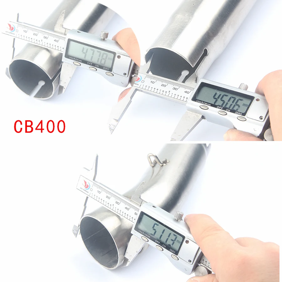 For CBR500 CBR 500R CBR300 2012-2015 CB400 CB 400 Motorcycle Exhaust Middle Pipe Muffler Connector Slip-on Adapter 2012-2015