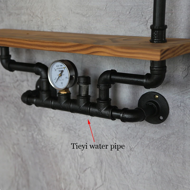 Rak Industri Rak Buku Kayu Besi Kamar Tidur Rak Samping Tempat Tidur Rak Dekorasi Dinding Rak Buku Rak Kayu Rak Dinding