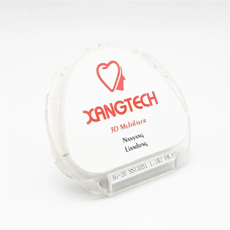 XANGTECH Amann Girrbach 3D SST Multilayer Zirconia Block 89*71*20mm Vita 16 Colors