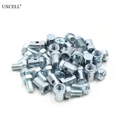 Uxcell 10pcs 20pcs 30pcs 50pcs 70pcs 5mm Thread Motorcycle Scooter Brake Cable Wire Solderless Nipple Screws For Motorcycle