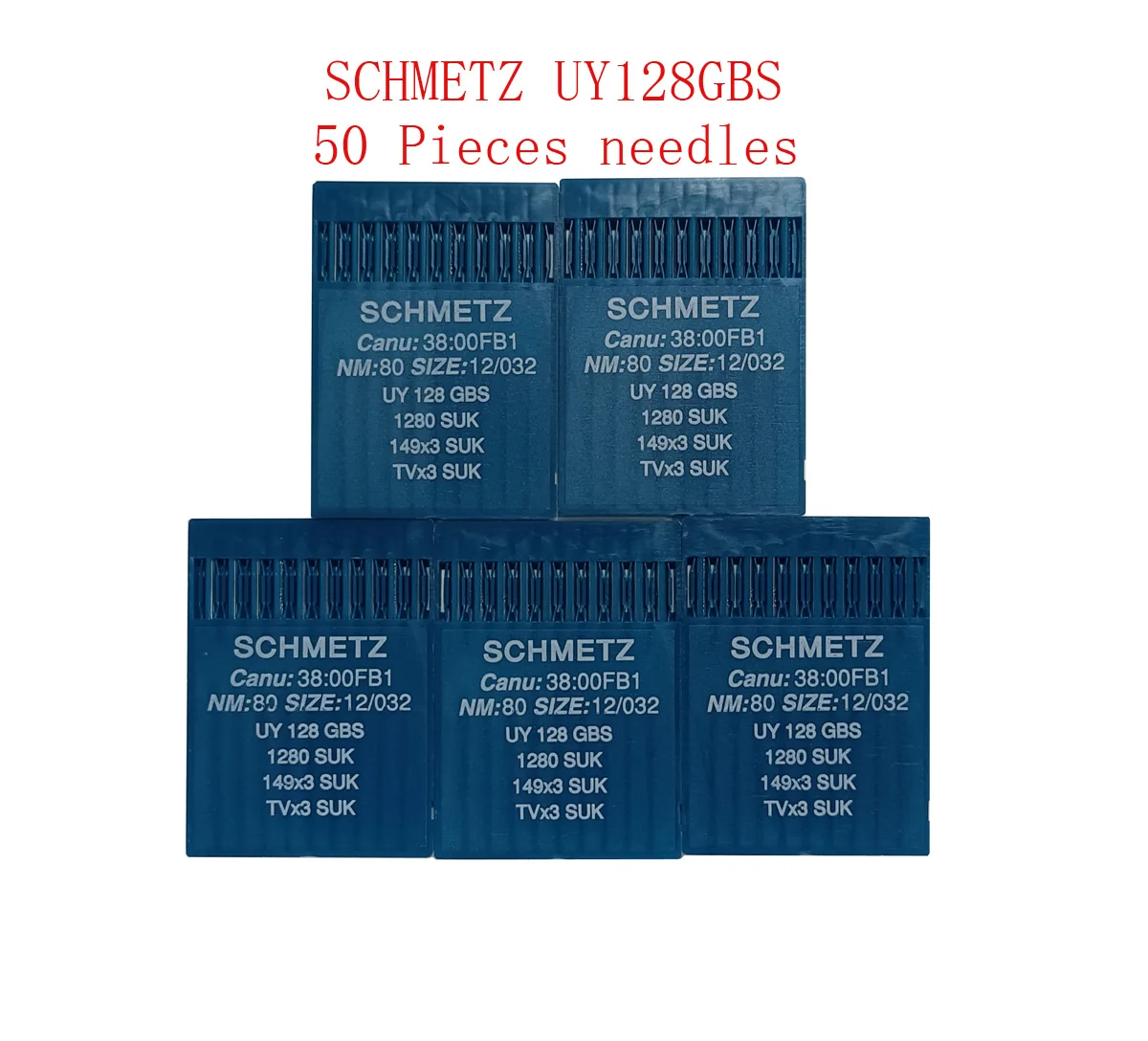 Agujas para máquina de coser Industrial SCHMETZ, 50 unidades, UY128GBS, hechas en Alemania