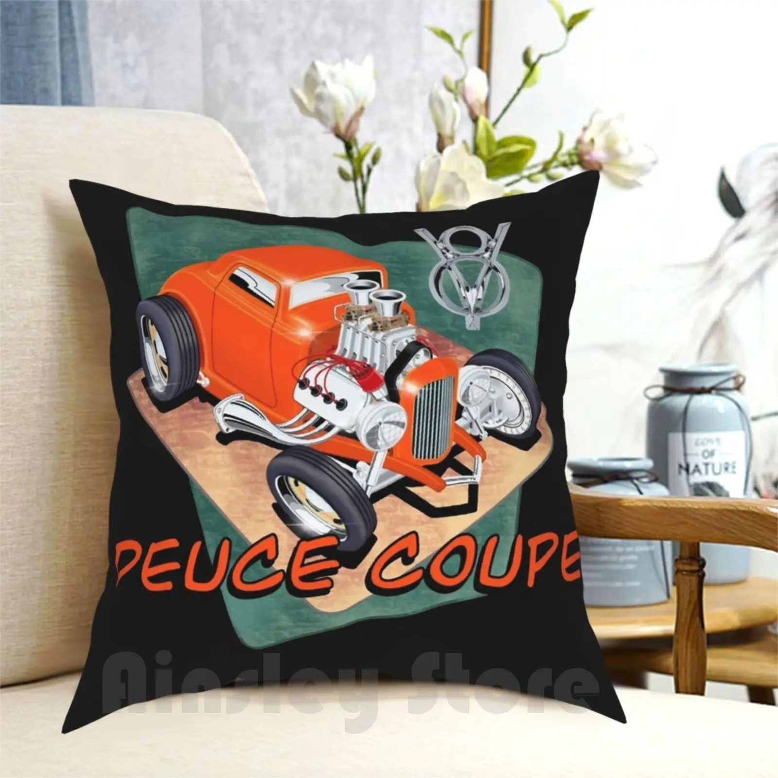 32 Deuce Coupe Pillow Case Printed Home Soft DIY Pillow cover 32 Deuce Coupe Hot Rod Street Rod High Boy Hemi Vintage