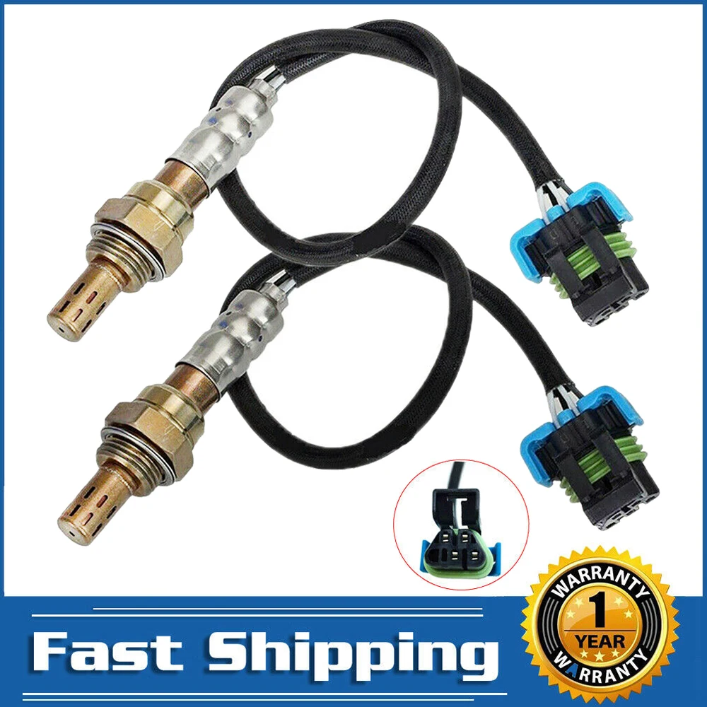 2pcs O2 Oxygen Sensor Upstream or Downstream for Chevrolet Equinox Impala Traverse Buick Enclave Lacrosse GMC Terrain Acadia