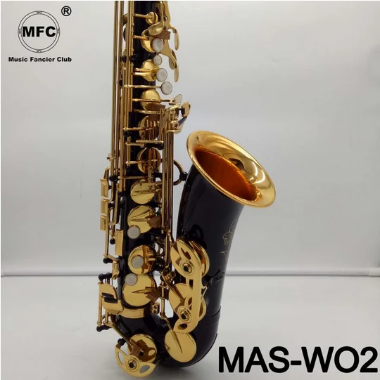 

Music Fancier Club Alto Saxophone MAS-WO2 Black Lacquer With Case Sax Alto Mouthpiece Ligature Reeds Neck Musical Instrument