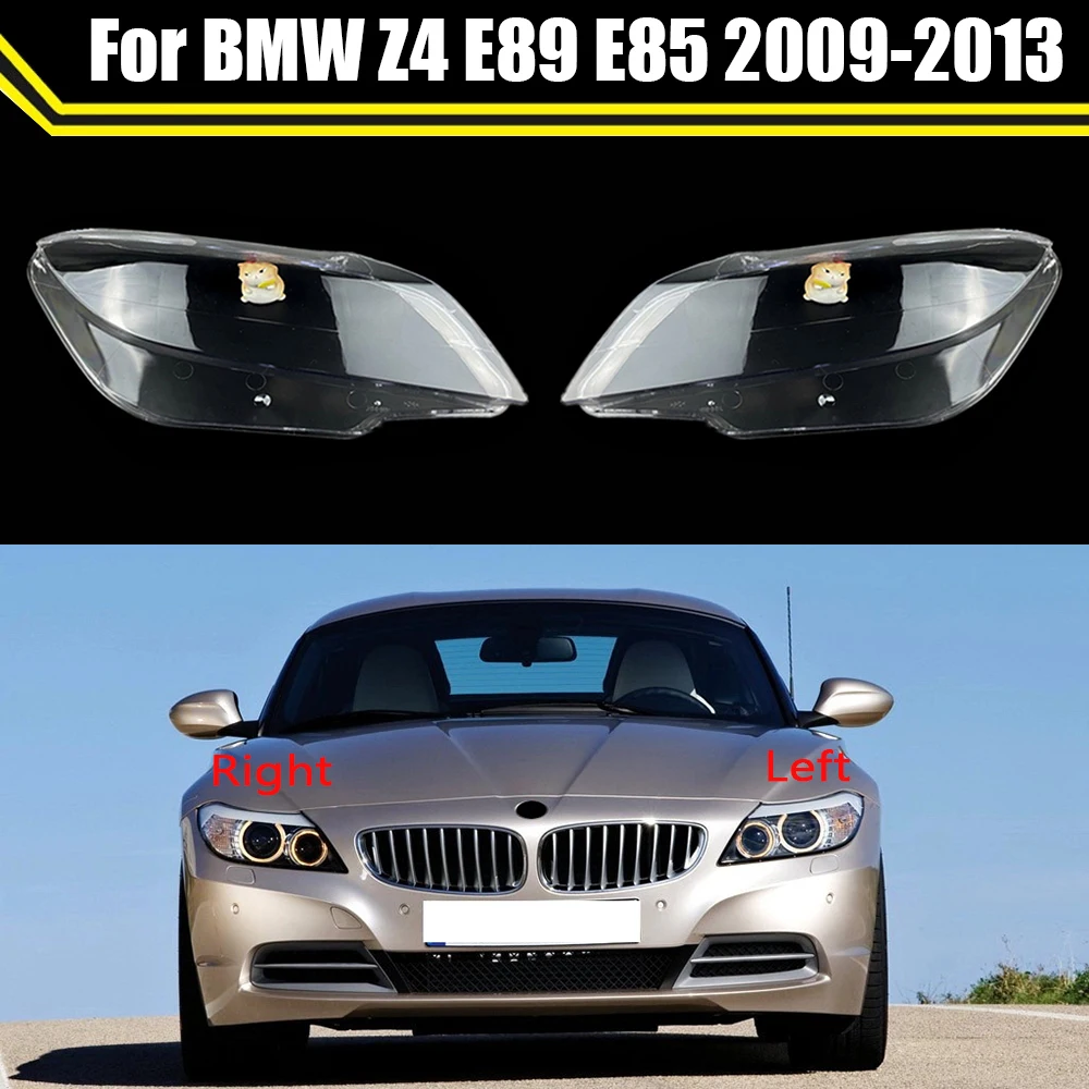 Front Car Clear Head Light Shade Shell Caps Headlamp Lamp Cover Lampshade Headlight For BMW Z4 E89 E85 2009 2010 2011 2012 2013