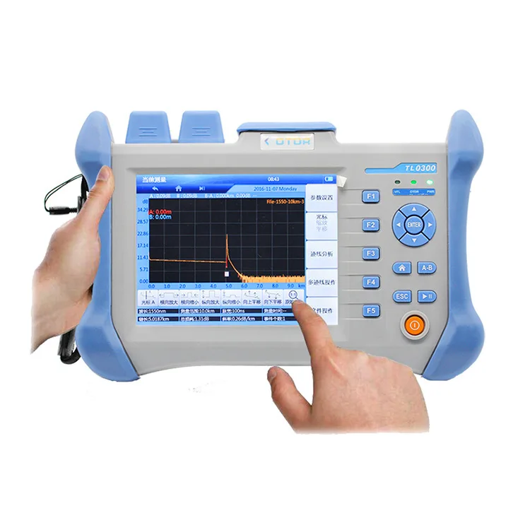 

0~120km OTDR Fiber Optic Tester Optical Fibre Ranger TMO300 FTTH Cable Testing Tool FTTX Network 1310nm 1550nm 32/30dB