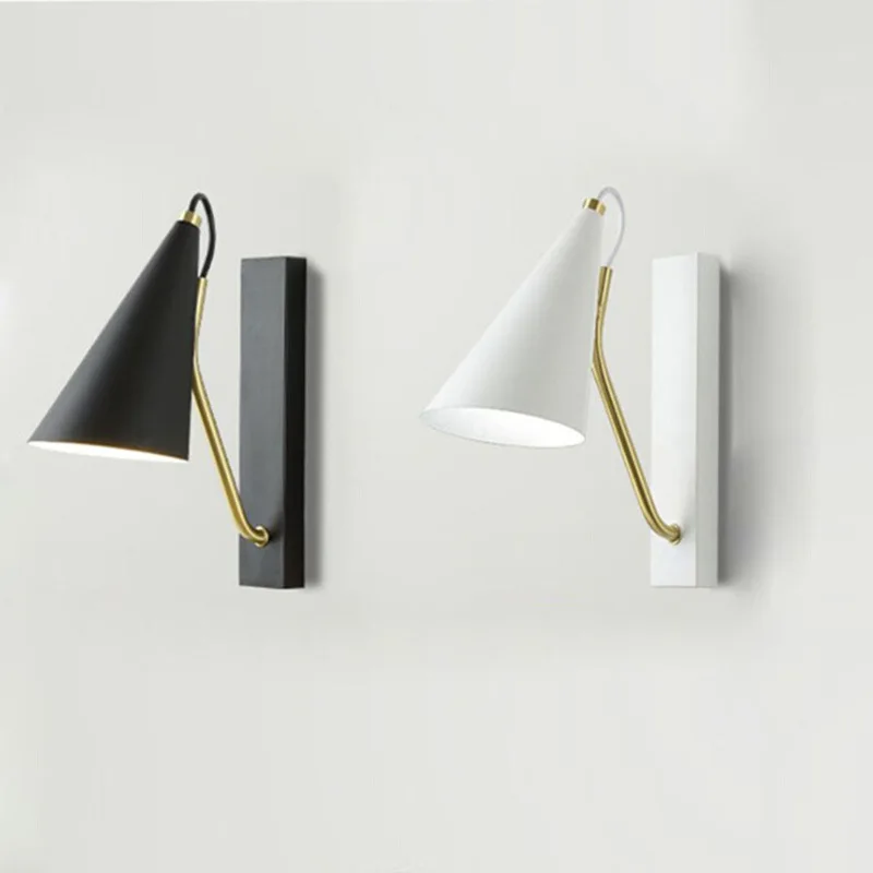 

Nordic Art Wall Lamp Modern LED Wall Lights Creative Bedside Lamp for Bedroom Living Room Corridor Sconce Simple Decor Luminaire