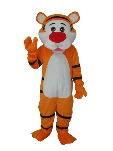 Fashion Design red big nose tiger Mascot Costume Adult Birthday Party Fancy Dress Halloween Cosplay Outfits Clothing Xmas