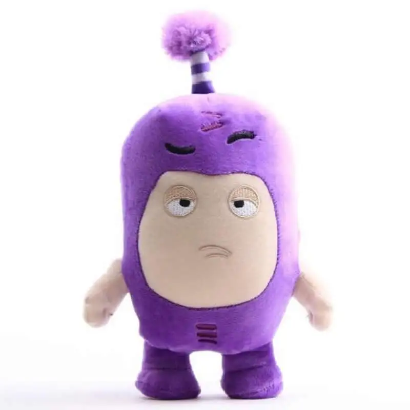 Oddbods-muñeco de peluche de Anime para niños, juguete de Anime de 24cm, tesoro de soldados, monstruo, relleno suave, fusible, burbujas, Zeke, Jeff, regalo