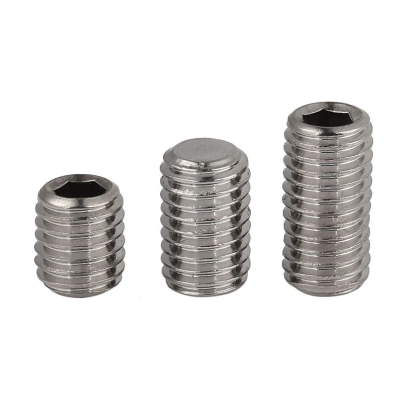 50 20 Pieces 10 M3 M4 M5 M6 M1.6 M2 M2.5 M8 Din916 Stainless Steel Hollow Cutting Point Screw Hexagon Head Screws With Hole At