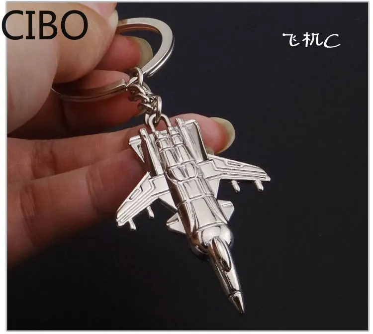 2019 New Keychain Metal Naval Fighter and Aircraft model Aviation Gifts Key ring Model Key chain Air Plane Aircrafe Keyring