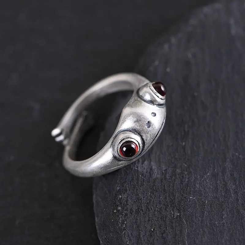 Vintage Chic Katzen-Tier-Knöchelringe für Frauen, Charmante Gothic Punk Frosch-, Hasen-, Oktopus-Offene Fingerringe, Modeschmuck – Detail 40