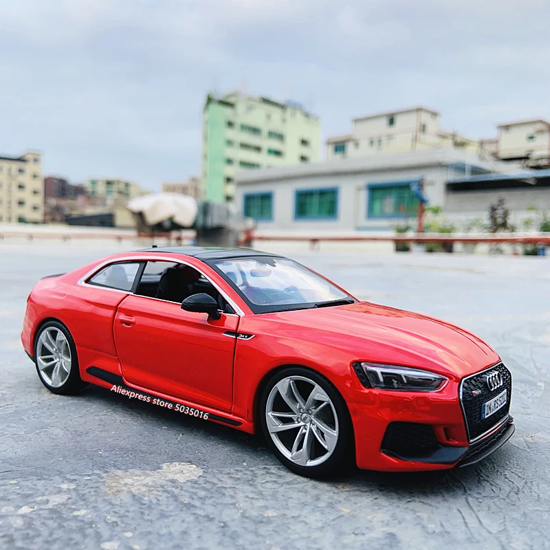 Bburago 1:24 Audi RS5 RAD simulation alloy car model crafts decoration collection toy tools gift