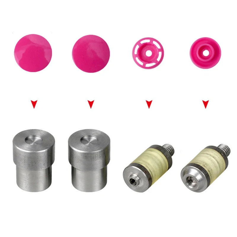 Snap Button Hand Press Mould Machine Resin Buttons Installation Tools T3 / T5 / T8 Plastic Machine Aluminum leather tools