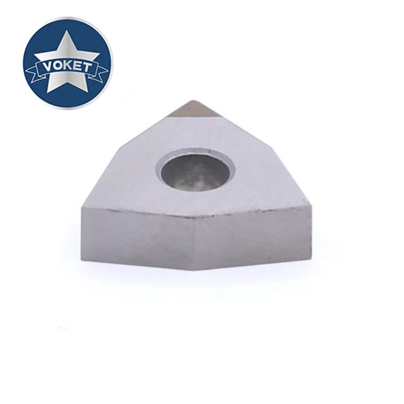 VOKET Lưỡi Kim Cương WBGT WNMG 060102 060104 080408 080404 PCD Hợp Kim Nhôm Xử Lý Lưỡi Dao Phủ CBN Dập Tắt Chất Liệu Chế Biến