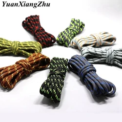 1Pair Outdoor Hiking Shoe laces Round Sneakers Shoelaces for Boots Non-slip Endurance Shoelace 19 Colors 100/120/140/160 CM
