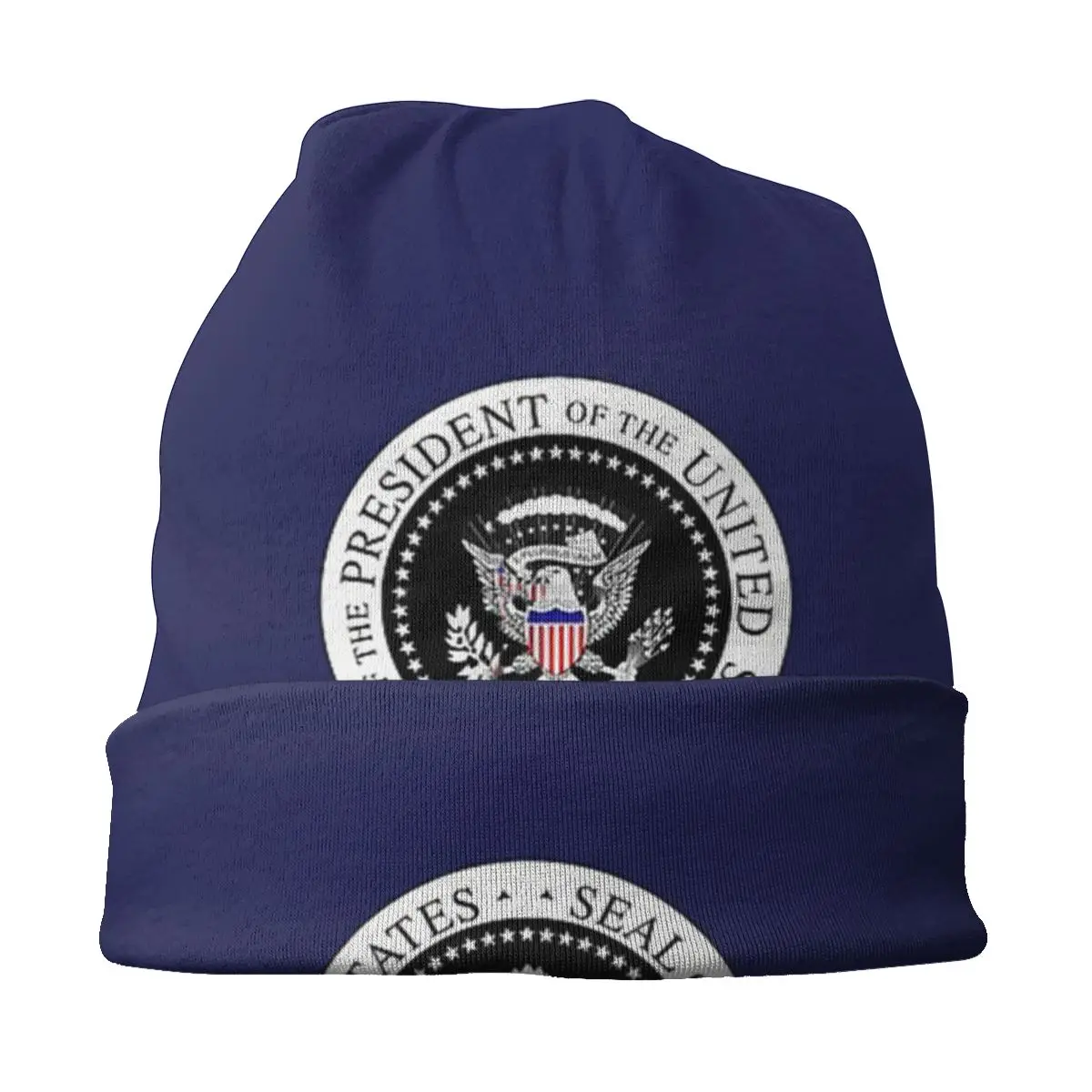 American Presidential Seal Bonnet Hat Knitting Hats Fashion Street Skullies Beanies Hat USA Trump Election Vote Unisex Warm Cap