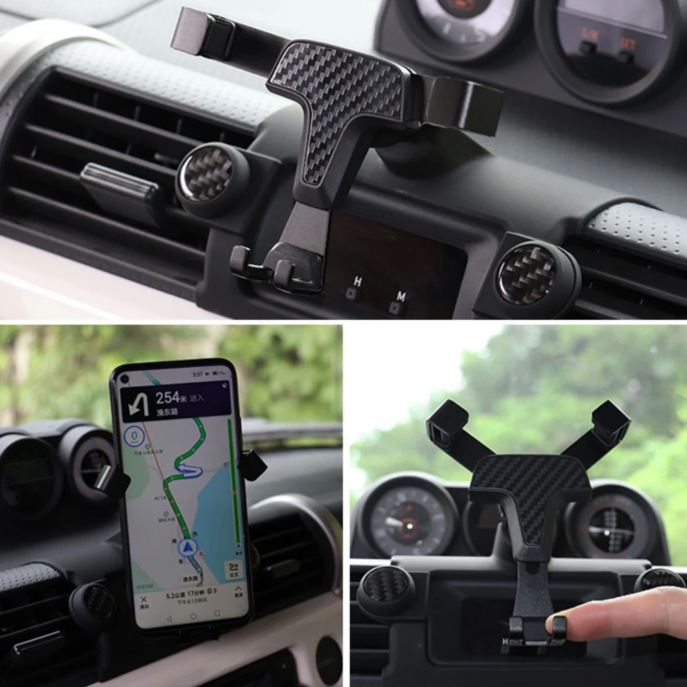 Car Phone Holder Stand for Toyota FJ Cruiser 2007-2021 Air Vent Mount Adjustable Phone Holder Mobile Phone Cradle