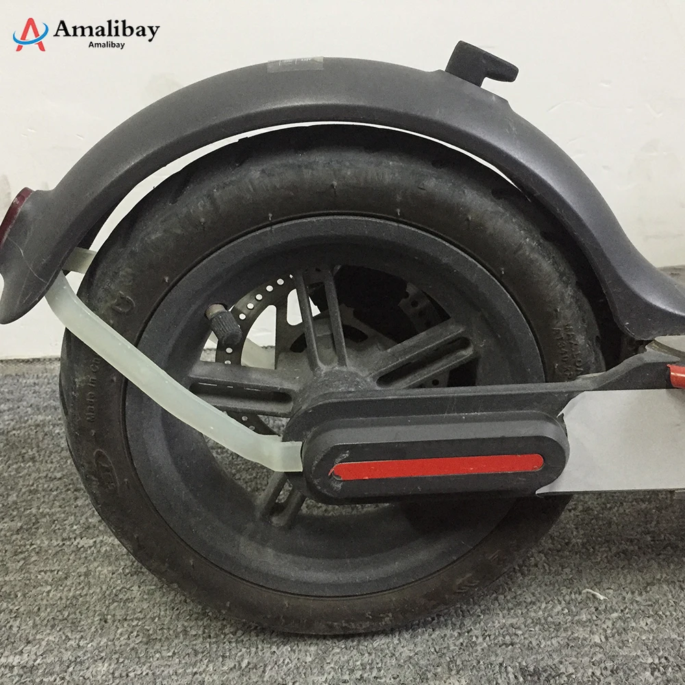Luminous Rear Fender Support for Xiaomi M365 Scooter 3D Printed Mudguard Support Protection Fender Fish Tail Sludge Splash