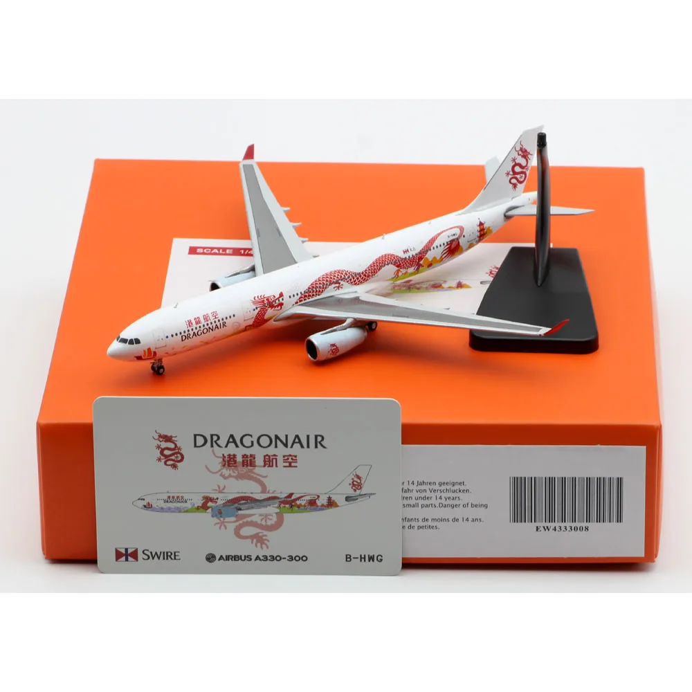 

1:400 Alloy Collectible Plane Gift JC Wings EW4333008 Dragonair Airbus A330-300 "20th Anniversary" Diecast Aircraft Model B-HWG