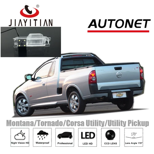 Imagen 1 del producto JiaYiTian-cámara trasera para Chevrolet Montana/Tornado/Corsa Utility/Utility Pickup 2003 ~ 2018 CCD, visión nocturna, cámara para matrícula