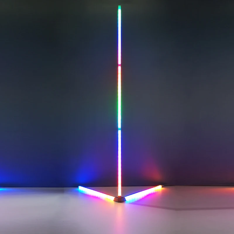 

Sound Controlled Corner Stand Lights Indoor Lighting Modern Color Changing Led Corner Floor Lamp