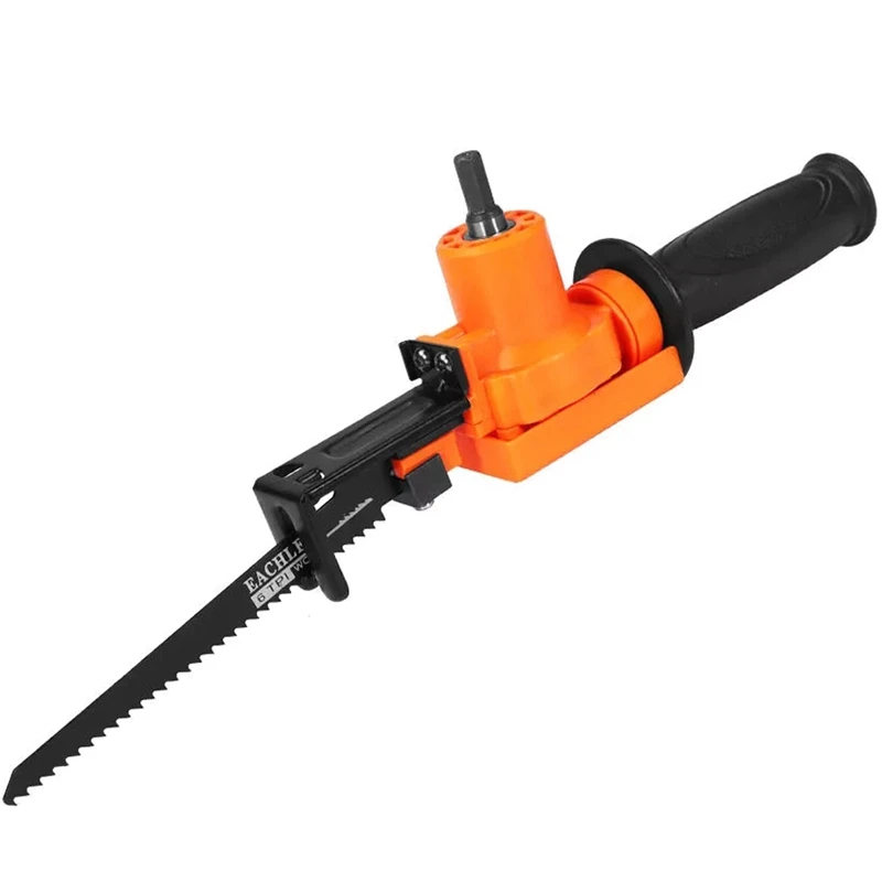 

Reciprocating Saw Attachment Adapter Change Electric Drill Into Reciprocating Saw For Wood Metal Cutting