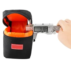 Bolsas protectoras para lentes de cámara, funda protectora suave para lente de cámara DSLR, suministros de fotografía, bolsa acolchada