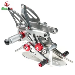 CNC Aluminum Alloy Motorcycle footrest footpeg pedal foot peg Rearset Rearsets For Aprilia RSV4 ( R / FACTORY ) APRC ABS 13-16