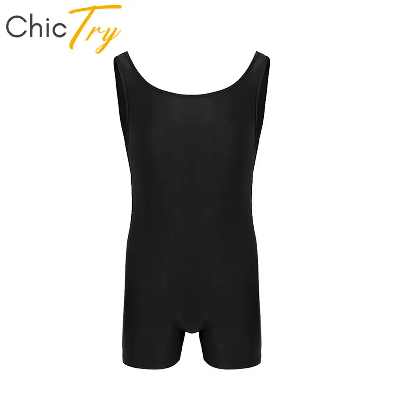 ChicTry Adult Sleeveless Stretchy Breathable Ballet Gymnastics Leotard Sports Bodysuit Swimsuit Gym Unitards Biketard Dance Wear