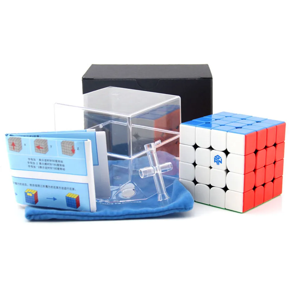 Cubo mágico magnético Original GAN460M, 4x4x4, GAN460 M, 4x4, Cubo de velocidad GAN 460 M, cubo rompecabezas 4x4x4 GAN 460 M, juguetes educativos