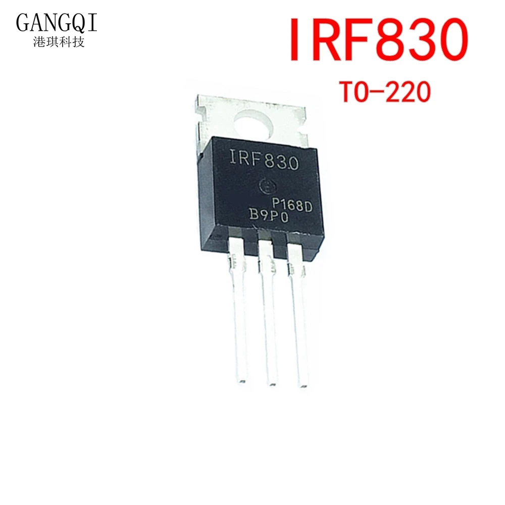 10 Pçs/lote IRF830PBF IRF830 TO-220 500V 4.5A Novo Original Em Estoque ﻿