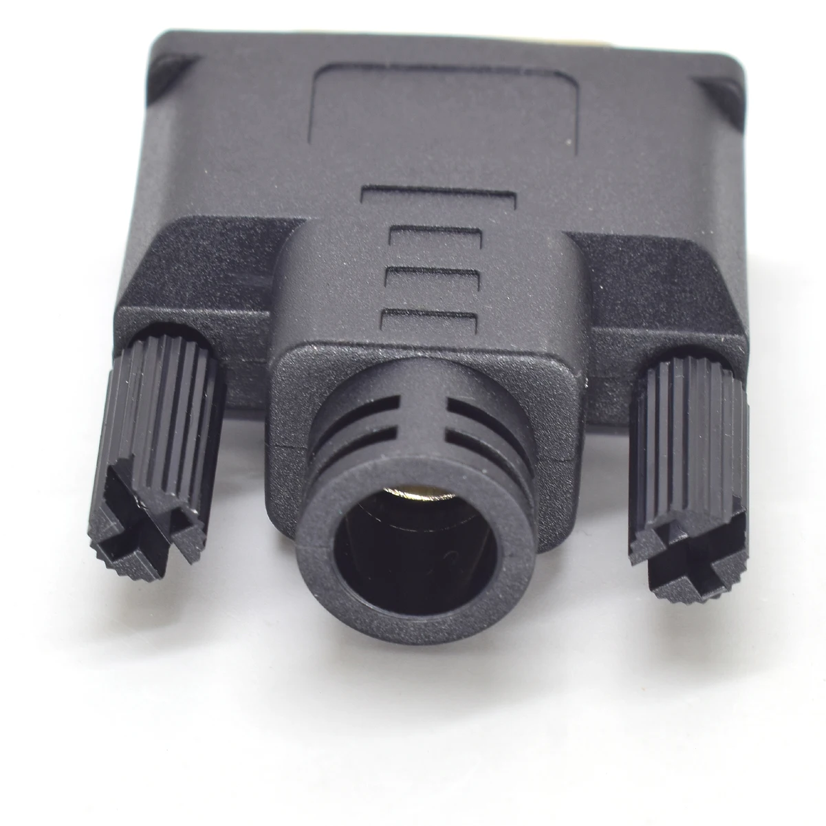 1pc dvi 24 + 1 macho DVI-D 24 + 1 pino macho solda tipo adaptador conector preto