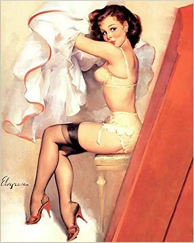 

New Vintage Retro Metal Tin Sign Dressing Room Pin Up Girl Home Kitchen Bar Bedroom Living Room Wall Decor Plaque Signs 12X8Inch