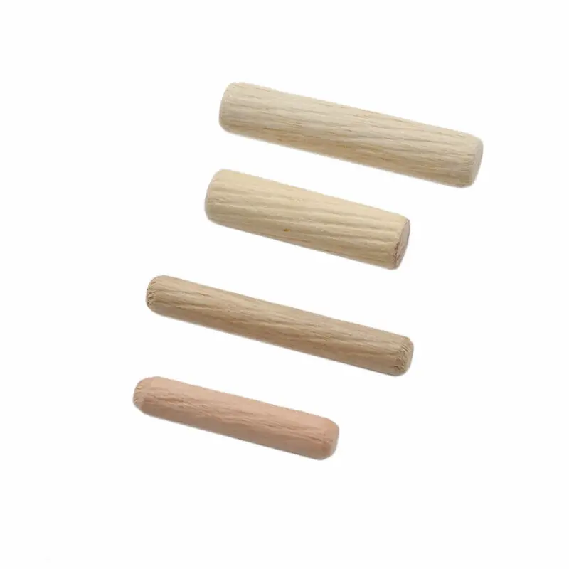 50pcs M6*30/40mm M8*30/40mm Wooden Dowel Cabinet Drawer Round Fluted Wood Craft Pins Rods Set Furniture Fitting wooden dowel pin