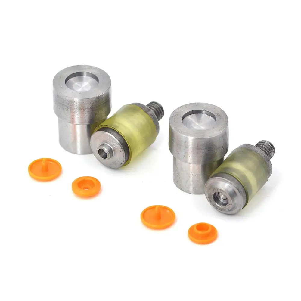 KALASO T3 T5 T8 1Set Plastic Snap Button Dies Mould Tool 10mm 12.5mm 14mm For DIY Craft Supplies