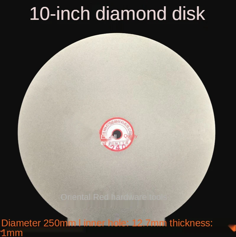 

10 inch diamond grinding disc 25cm emery 45 mesh to 3000 mesh round grinding disc sharpening wheel disc jade seal stone grinding