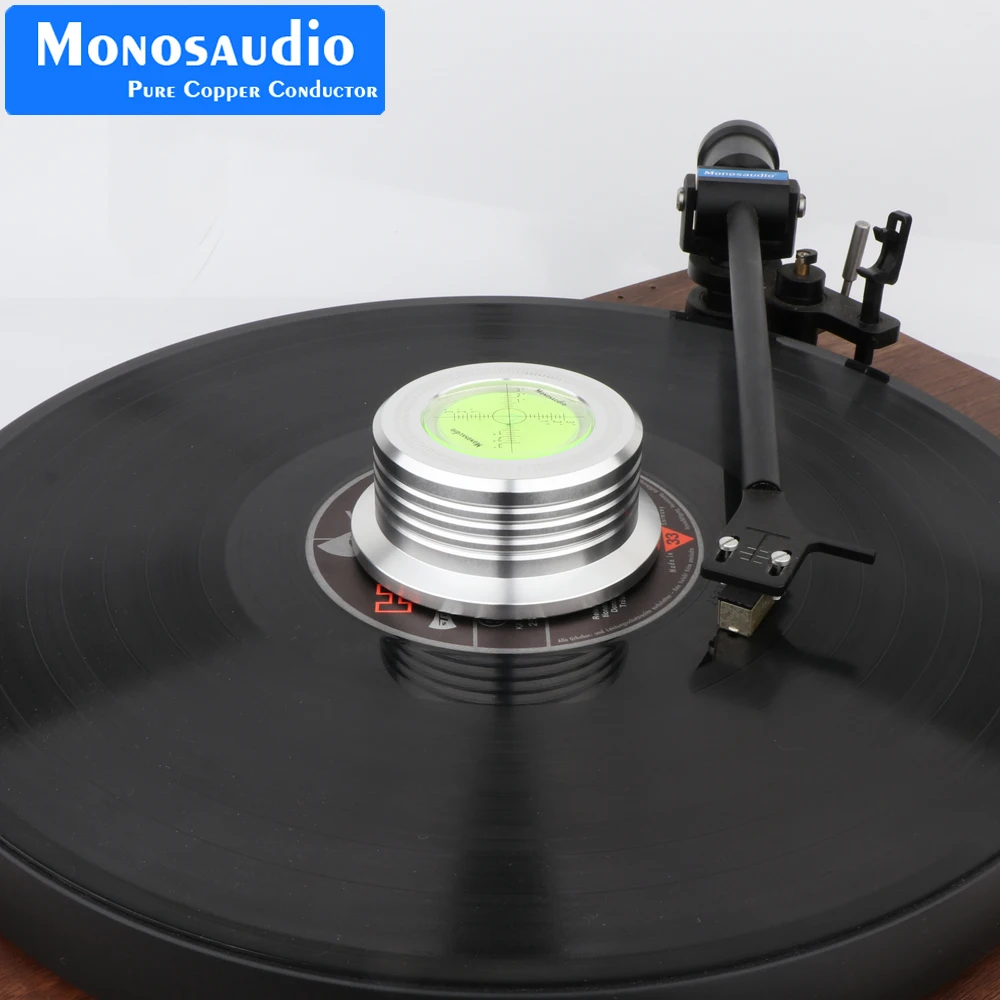 Дисковый стабилизатор Monosaudio HiFi RT528S 50 Гц, серебристый, 280 г