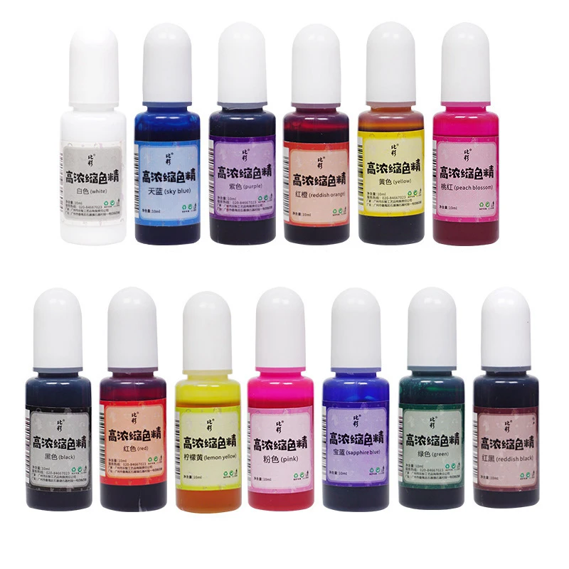 

Quick Drying Resin Pigment Non-toxic Epoxy UV Resin Mix Color Dye Colorant DIY Crafts Handmade Jewelry Making Tool 13 Colors