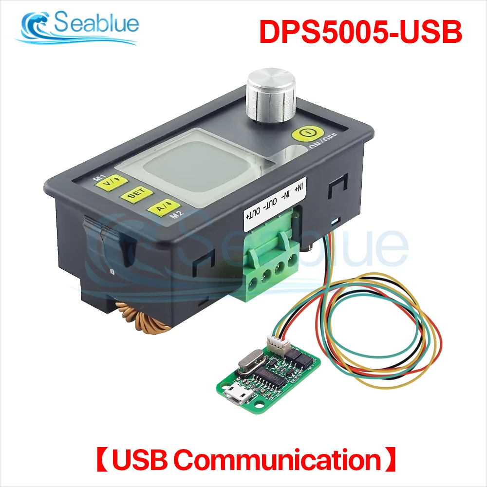 DPS5005 50V 5A Communication Constant DC-DC Voltage Current Step-down Power Supply Module Buck Voltage Converter Voltmeter