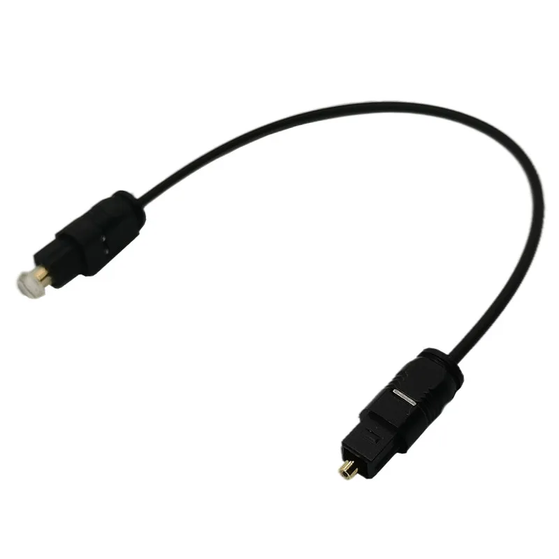 Digital Optical Audio Cable Toslink Gold Plated 0.2m SPDIF MD DVD Gold Plated Cable High Quality OD 4.0mm /2.2mm