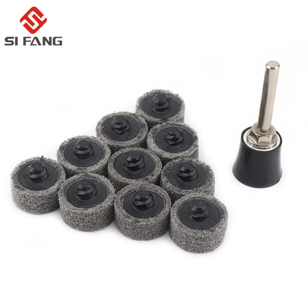 25mm R-type Polishing Wheel Buffing Pads Nylon Fiber Disc Grinding Abrasive Tools Accessories for Dremel 9P