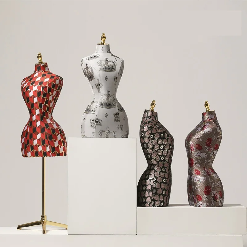 4 Styles High-Quality Full Female Torso Mannequin Body Metal Triangle Base For Wedding Clothing Display