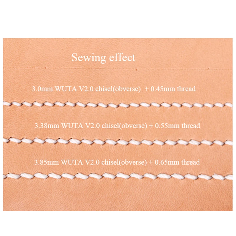 WUTA 3 Pcs Set Round Waxed Thread Repair Cord String Polyester Hand Sewing Line for Braided Bracelet DIY Leather Accessories