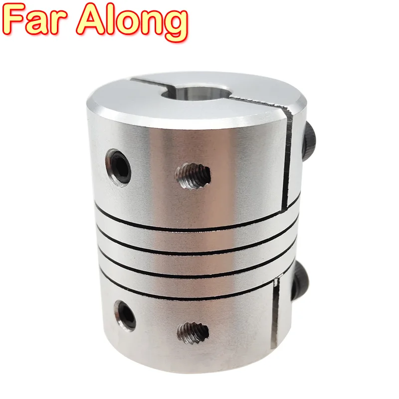 Aluminum Alloy Flexible Coupler Inner diameter 6x6 6x7 6x8 6x10 6x12 7x8 7x10 7x12 8x8 8x10 8x12 10x10 10x12 10x14 12x12 12x14MM