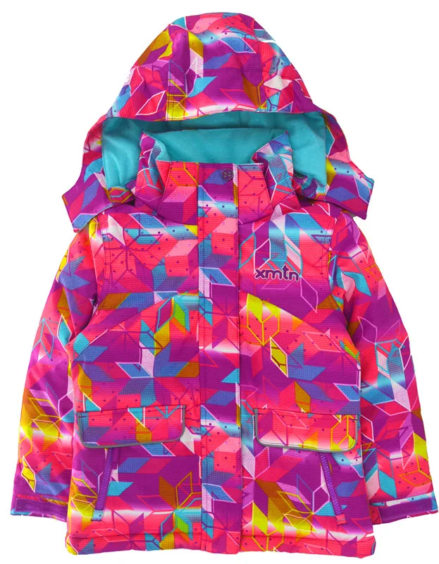 

Children's boys and girls, big children's waterproof padded jackets, ski suits, baby hooded jackets