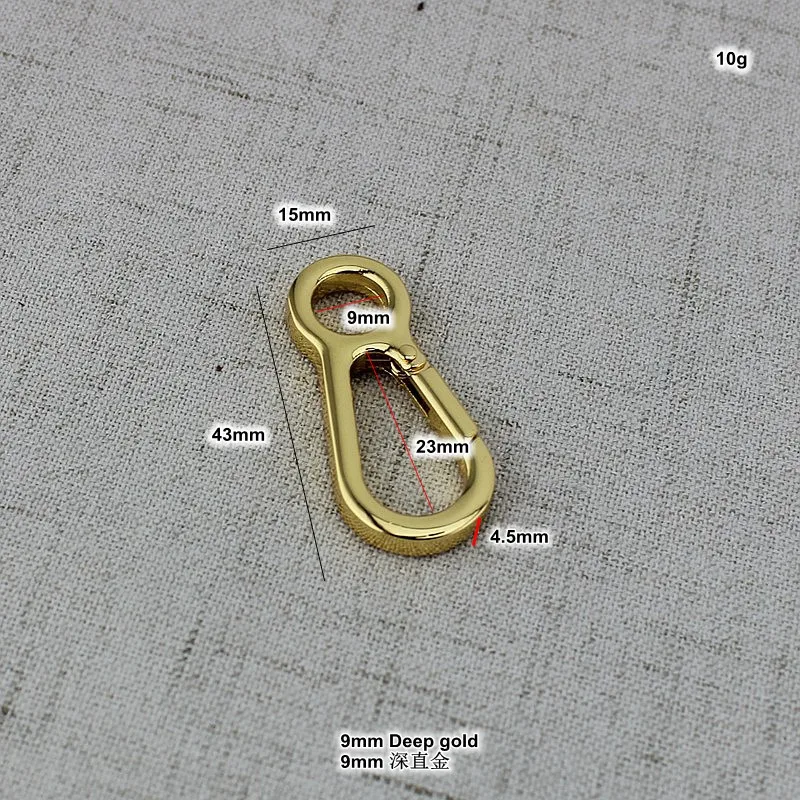 High quality 4pcs Trigger snap hooks for bag Hardware Accessories metal  handbags purses snap purse hook